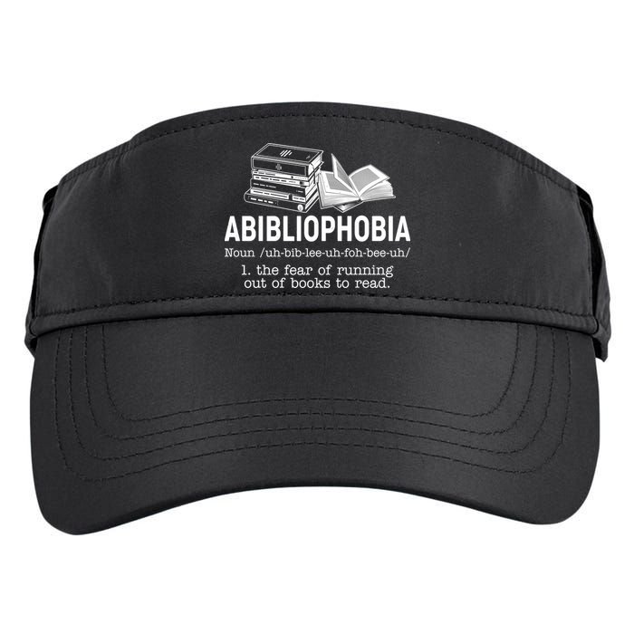 Abibliophobia The Fear Of Running Out Of Books Adult Drive Performance Visor