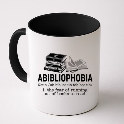 Abibliophobia The Fear Of Running Out Of Books Mug