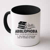 Abibliophobia The Fear Of Running Out Of Books Mug