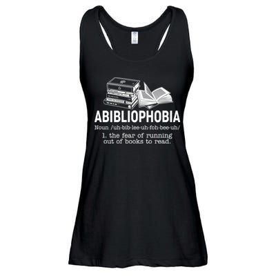 Abibliophobia The Fear Of Running Out Of Books Ladies Essential Flowy Tank
