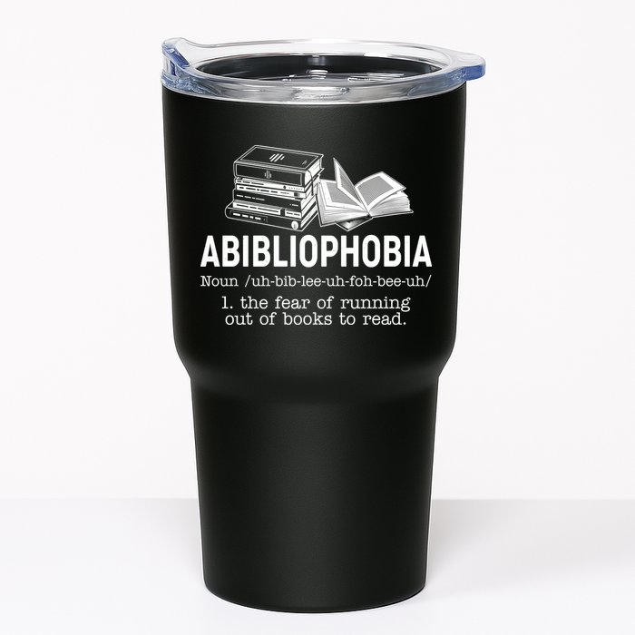 Abibliophobia The Fear Of Running Out Of Books Tumbler