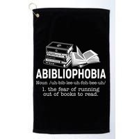 Abibliophobia The Fear Of Running Out Of Books Golf Towel