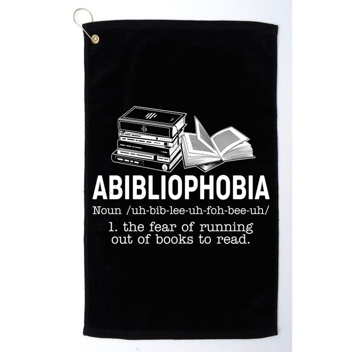 Abibliophobia The Fear Of Running Out Of Books Golf Towel