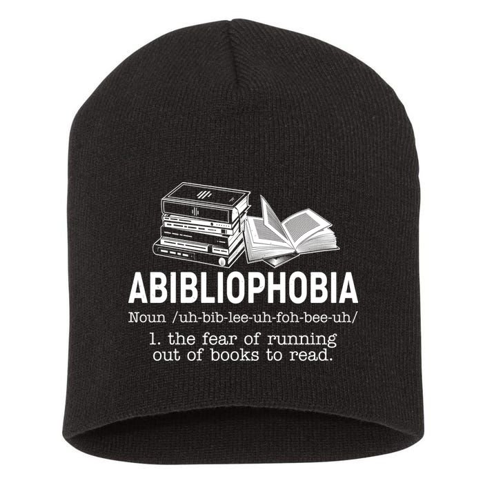 Abibliophobia The Fear Of Running Out Of Books Short Acrylic Beanie