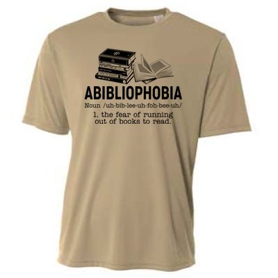 Abibliophobia The Fear Of Running Out Of Books Cooling Performance Crew T-Shirt