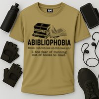 Abibliophobia The Fear Of Running Out Of Books Performance Shirt