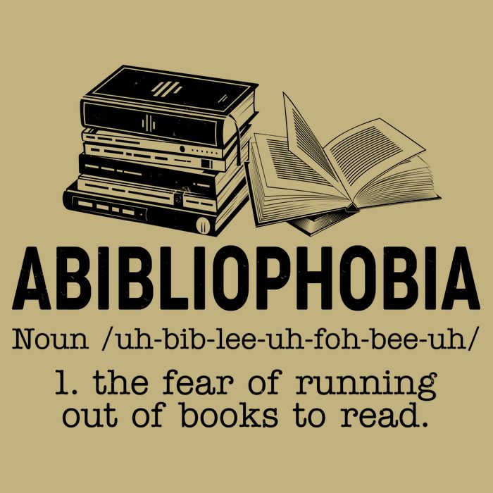 Abibliophobia The Fear Of Running Out Of Books Performance Shirt