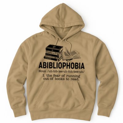 Abibliophobia The Fear Of Running Out Of Books Hoodie