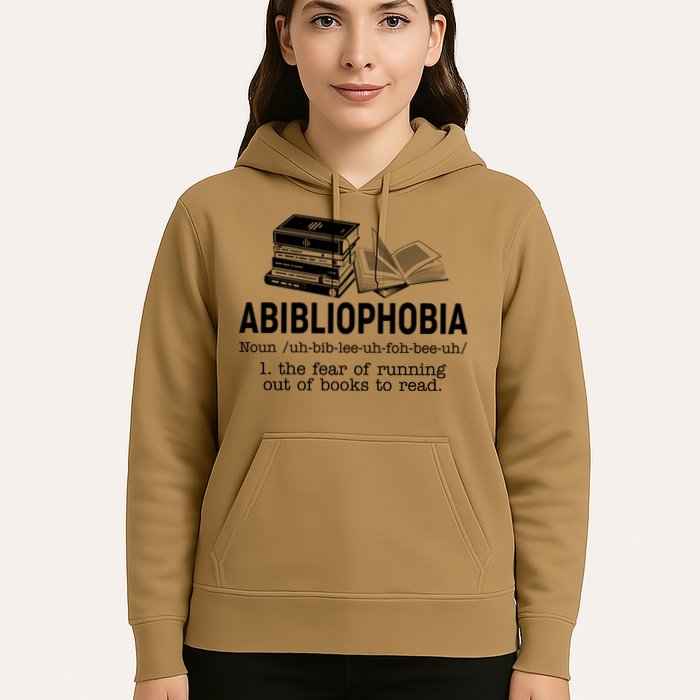 Abibliophobia The Fear Of Running Out Of Books Hoodie