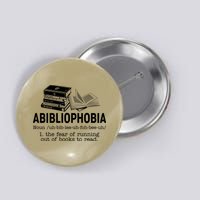 Abibliophobia The Fear Of Running Out Of Books Button