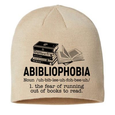 Abibliophobia The Fear Of Running Out Of Books Sustainable Beanie