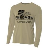 Abibliophobia The Fear Of Running Out Of Books Cooling Performance Long Sleeve Crew