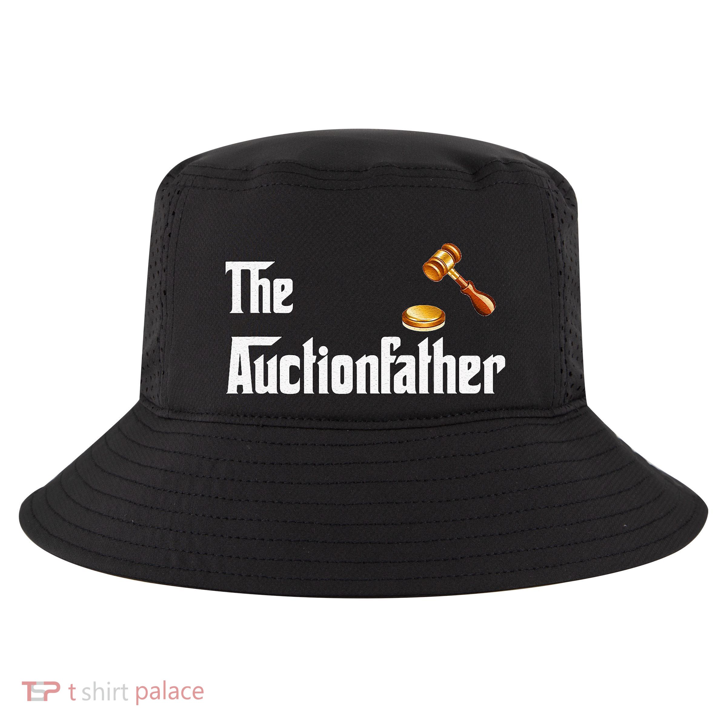 Auctioneer Tool Funny Humor Auctions Auctionfather Cool Comfort Performance Bucket Hat