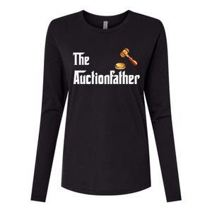 Auctioneer Tool Funny Humor Auctions Auctionfather Womens Cotton Relaxed Long Sleeve T-Shirt