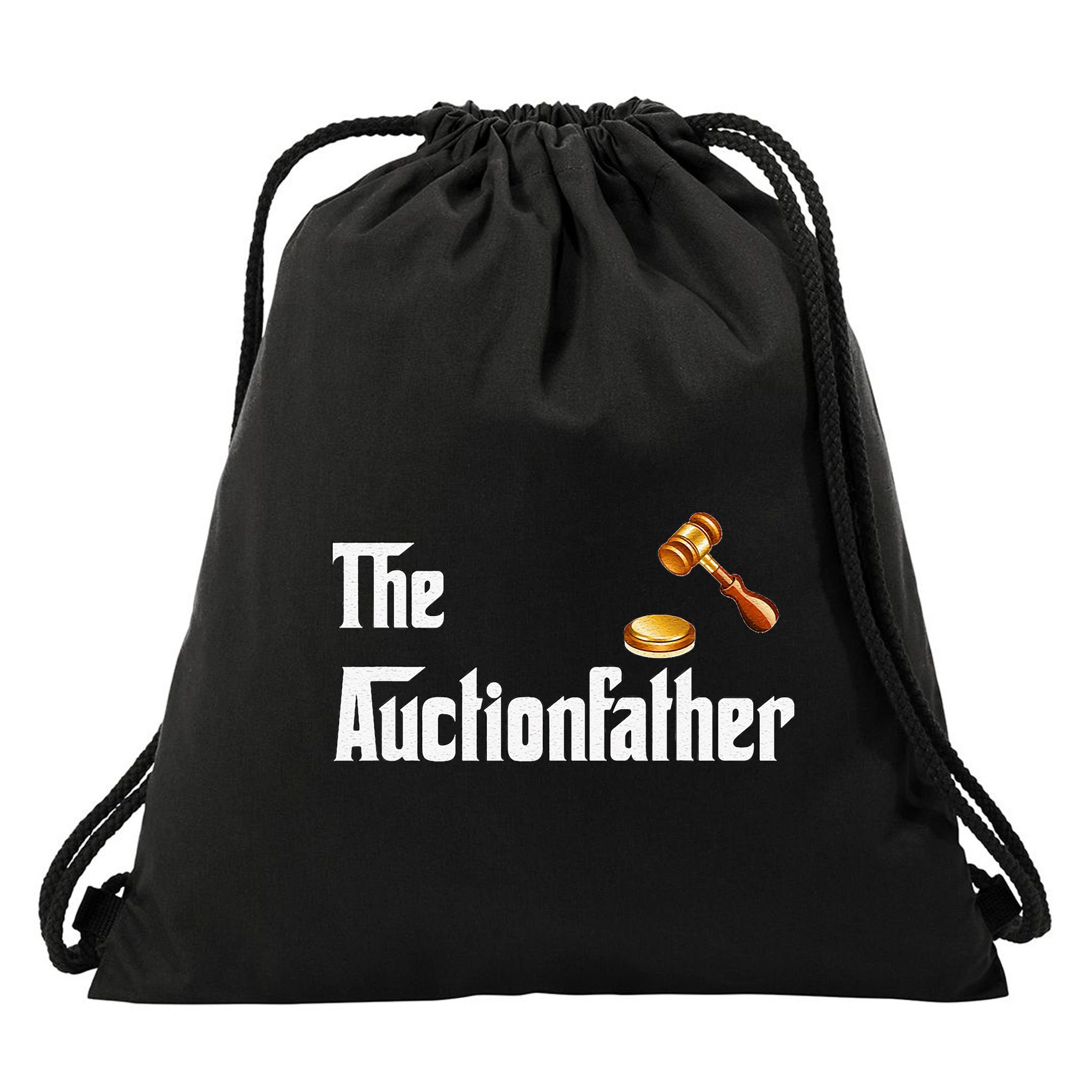 Auctioneer Tool Funny Humor Auctions Auctionfather Drawstring Bag