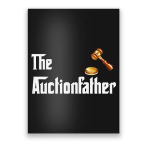 Auctioneer Tool Funny Humor Auctions Auctionfather Poster