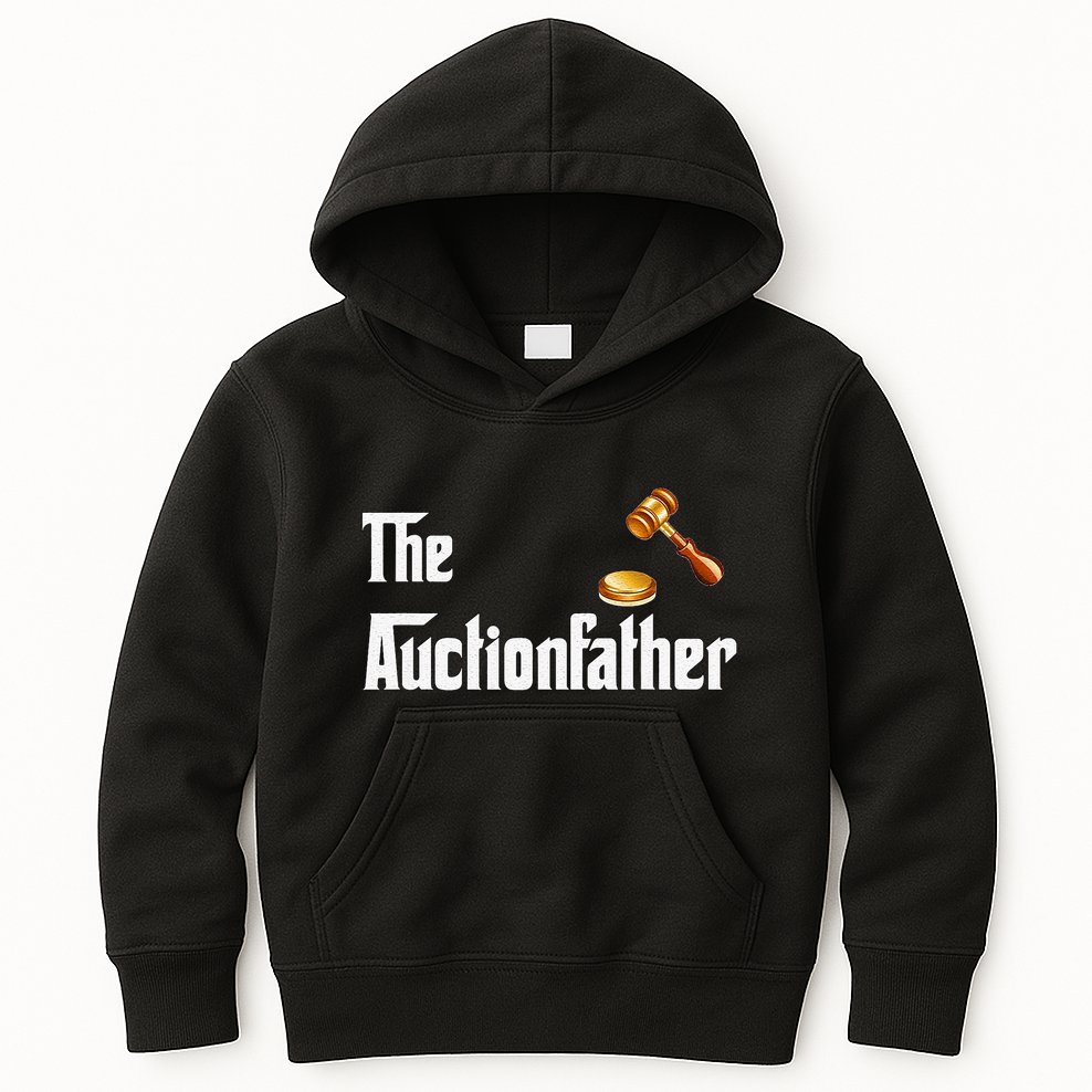 Auctioneer Tool Funny Humor Auctions Auctionfather Kids Hoodie
