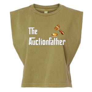 Auctioneer Tool Funny Humor Auctions Auctionfather Garment-Dyed Women's Muscle Tee