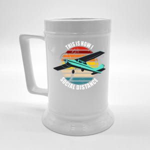 Airplane Themed Funny Gift Float Plane Born To Fly Airplanes Funny Gift Beer Stein