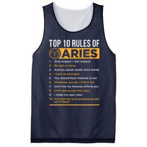 Aries Traits Facts Horoscope Zodiac Astrological Sign Gift Mesh Reversible Basketball Jersey Tank