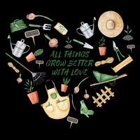 All Things Grow Better With Love Love Gardening Heart 16 in Basic Backpack