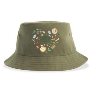 All Things Grow Better With Love Love Gardening Heart Sustainable Bucket Hat