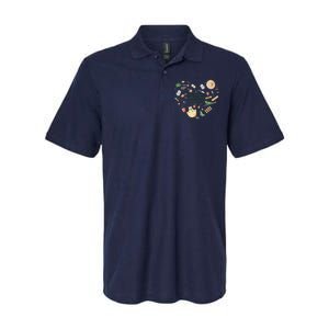 All Things Grow Better With Love Love Gardening Heart Softstyle Adult Sport Polo