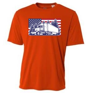 American Truck Gift Cooling Performance Crew T-Shirt