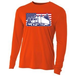 American Truck Gift Cooling Performance Long Sleeve Crew