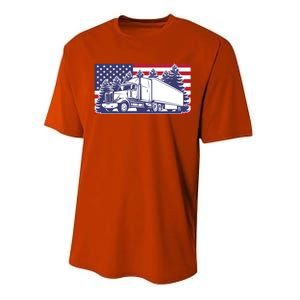 American Truck Gift Performance Sprint T-Shirt