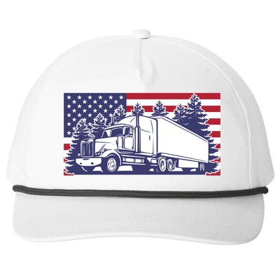 American Truck Gift Snapback Five-Panel Rope Hat