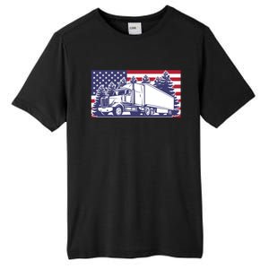 American Truck Gift Tall Fusion ChromaSoft Performance T-Shirt