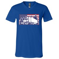 American Truck Gift V-Neck T-Shirt