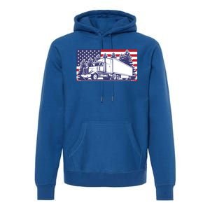 American Truck Gift Premium Hoodie