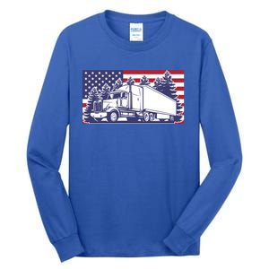 American Truck Gift Tall Long Sleeve T-Shirt