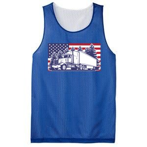 American Truck Gift Mesh Reversible Basketball Jersey Tank