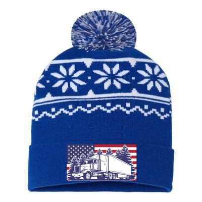 American Truck Gift USA-Made Snowflake Beanie