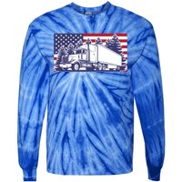 American Truck Gift Tie-Dye Long Sleeve Shirt