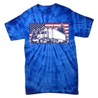 American Truck Gift Tie-Dye T-Shirt