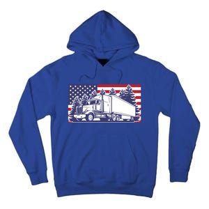 American Truck Gift Tall Hoodie