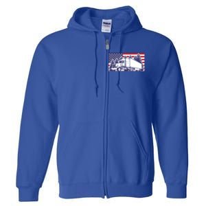 American Truck Gift Full Zip Hoodie