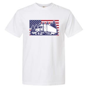 American Truck Gift Garment-Dyed Heavyweight T-Shirt