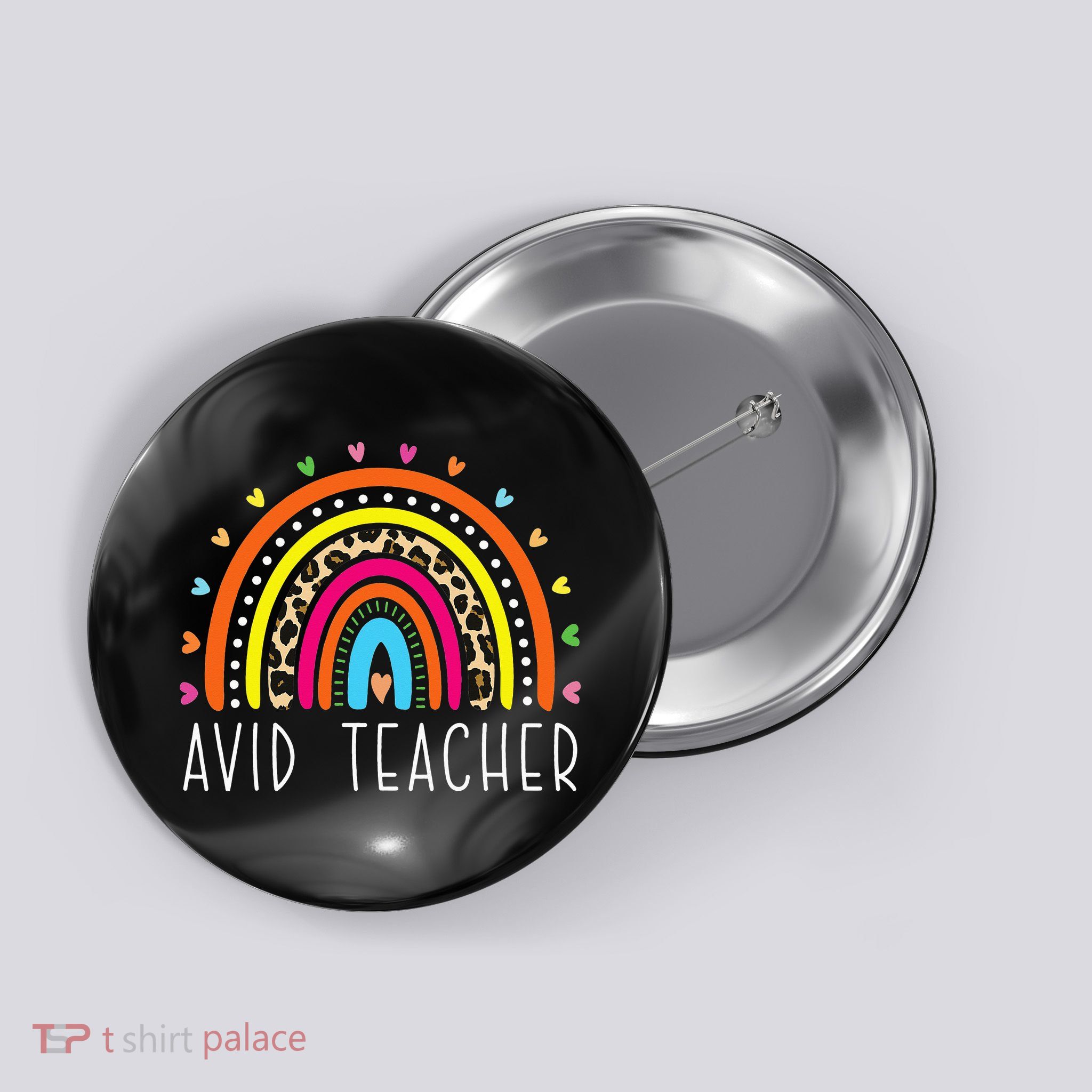 AVID Teacher Gifts Boho Rainbow Back To School Appreciation Button