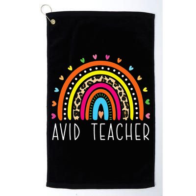 AVID Teacher Gifts Boho Rainbow Back To School Appreciation Golf Towel