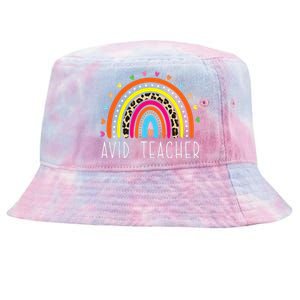 AVID Teacher Gifts Boho Rainbow Back To School Appreciation Tie-Dyed Bucket Hat