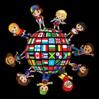 Around The Globe Cultural Diversity Flags Of The World Wool Snapback Cap