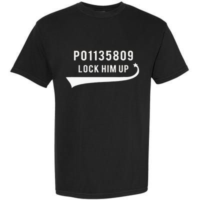 Anti Trump GA Booking Number Fulton County Jail Lock Him Up Garment-Dyed Heavyweight T-Shirt