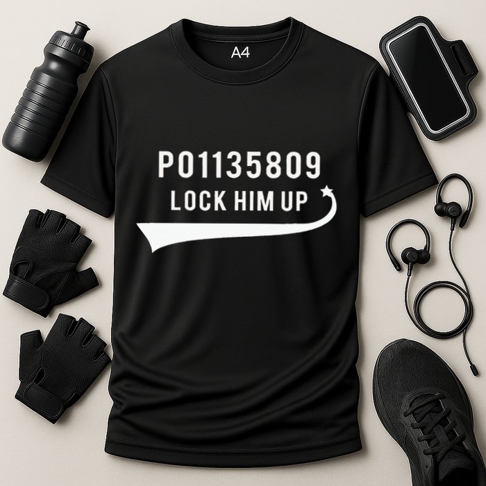 Anti Trump GA Booking Number Fulton County Jail Lock Him Up Cooling Performance Crew T-Shirt