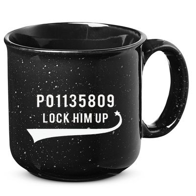 Anti Trump GA Booking Number Fulton County Jail Lock Him Up 15oz Campfire Ceramic Mug