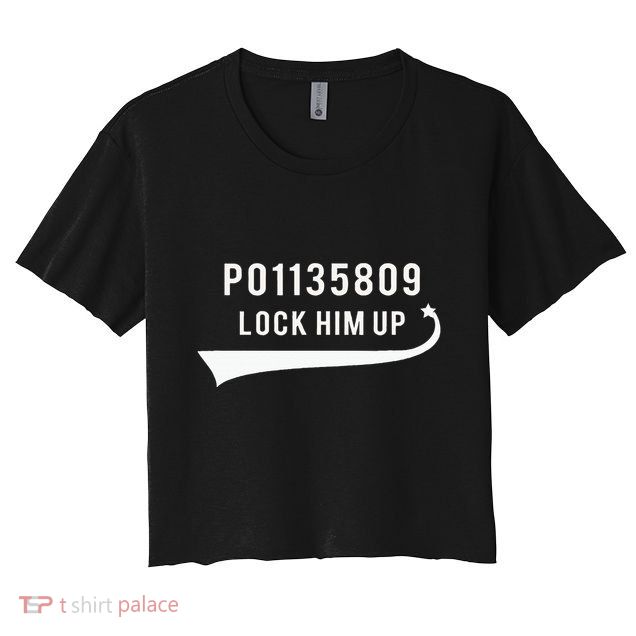 Anti Trump GA Booking Number Fulton County Jail Lock Him Up Crop Top